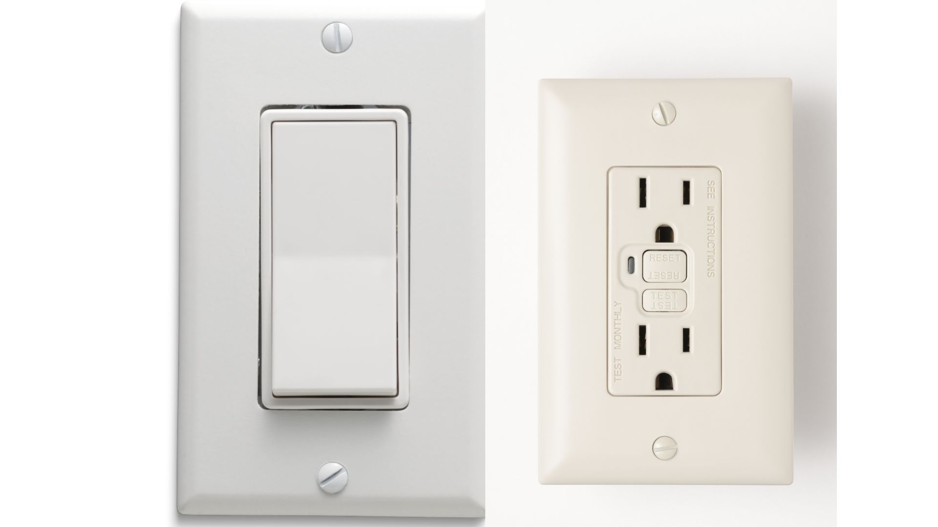 can a gfci outlet be connected to light switch
