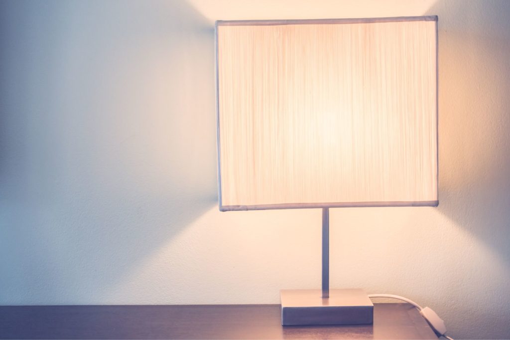 touch lamp turns on by itself at night