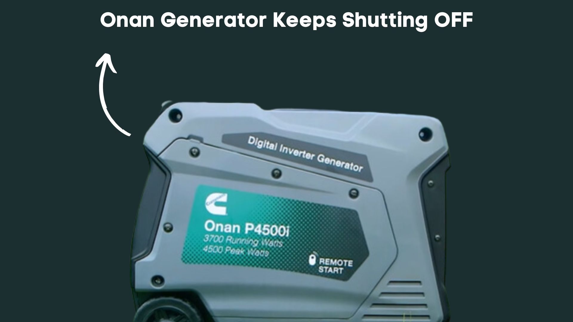 onan generator keeps shutting off