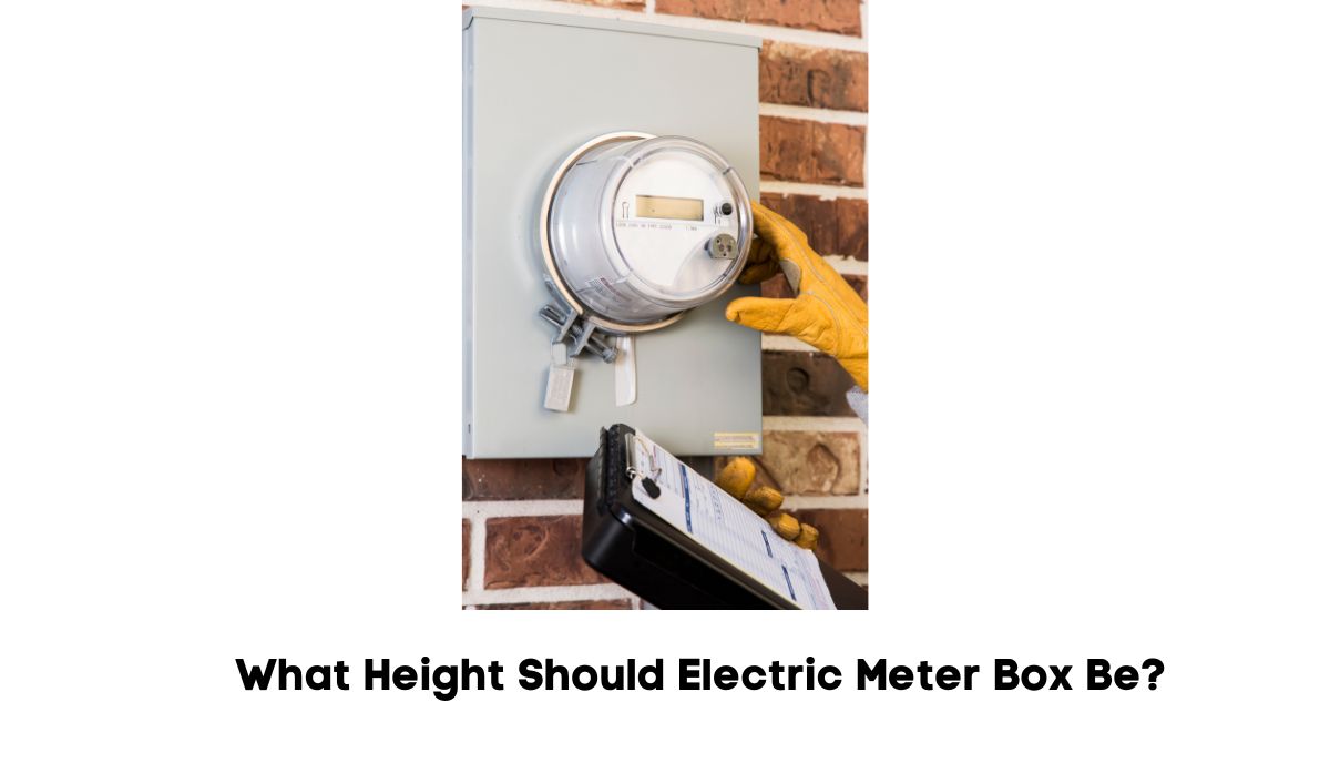 how high should electric meter be above ground