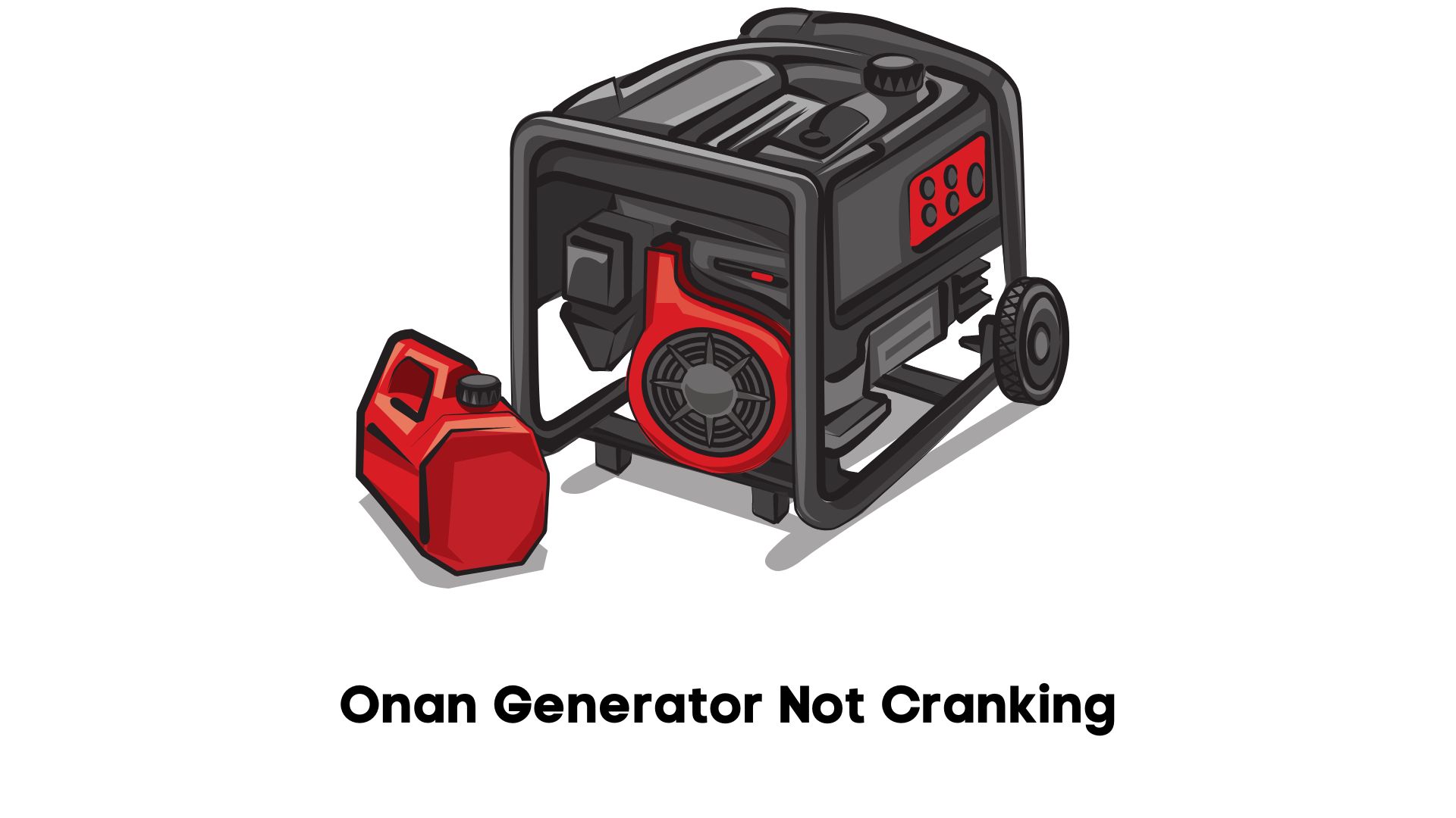 onan generator not cranking