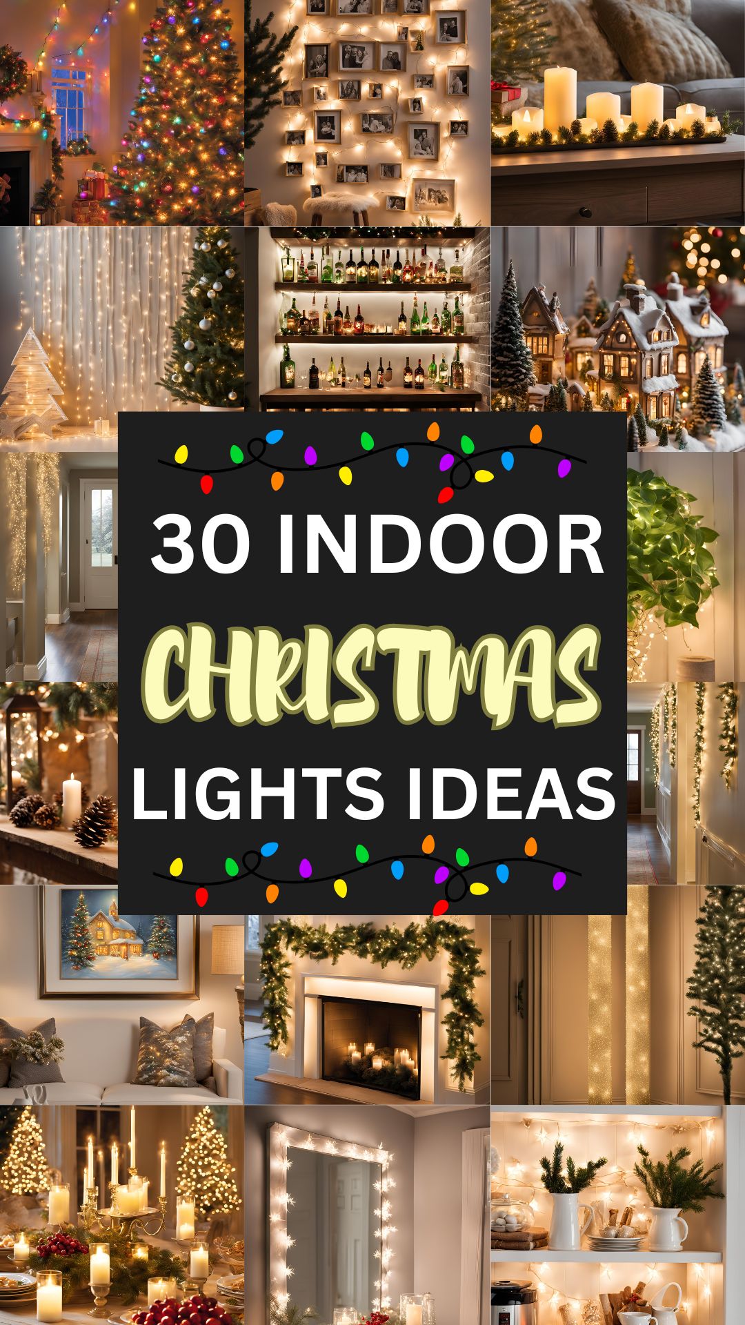 indoor christmas lights ideas