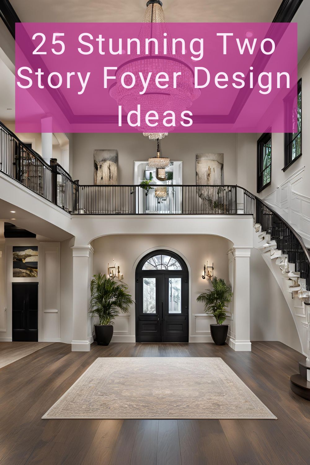 two story foyer lighting