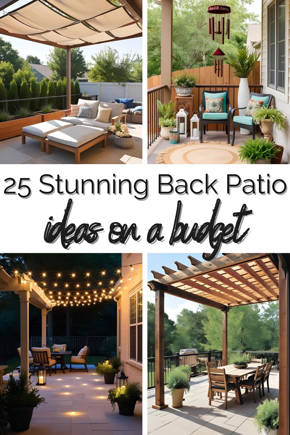 Back Patio Ideas on a Budget