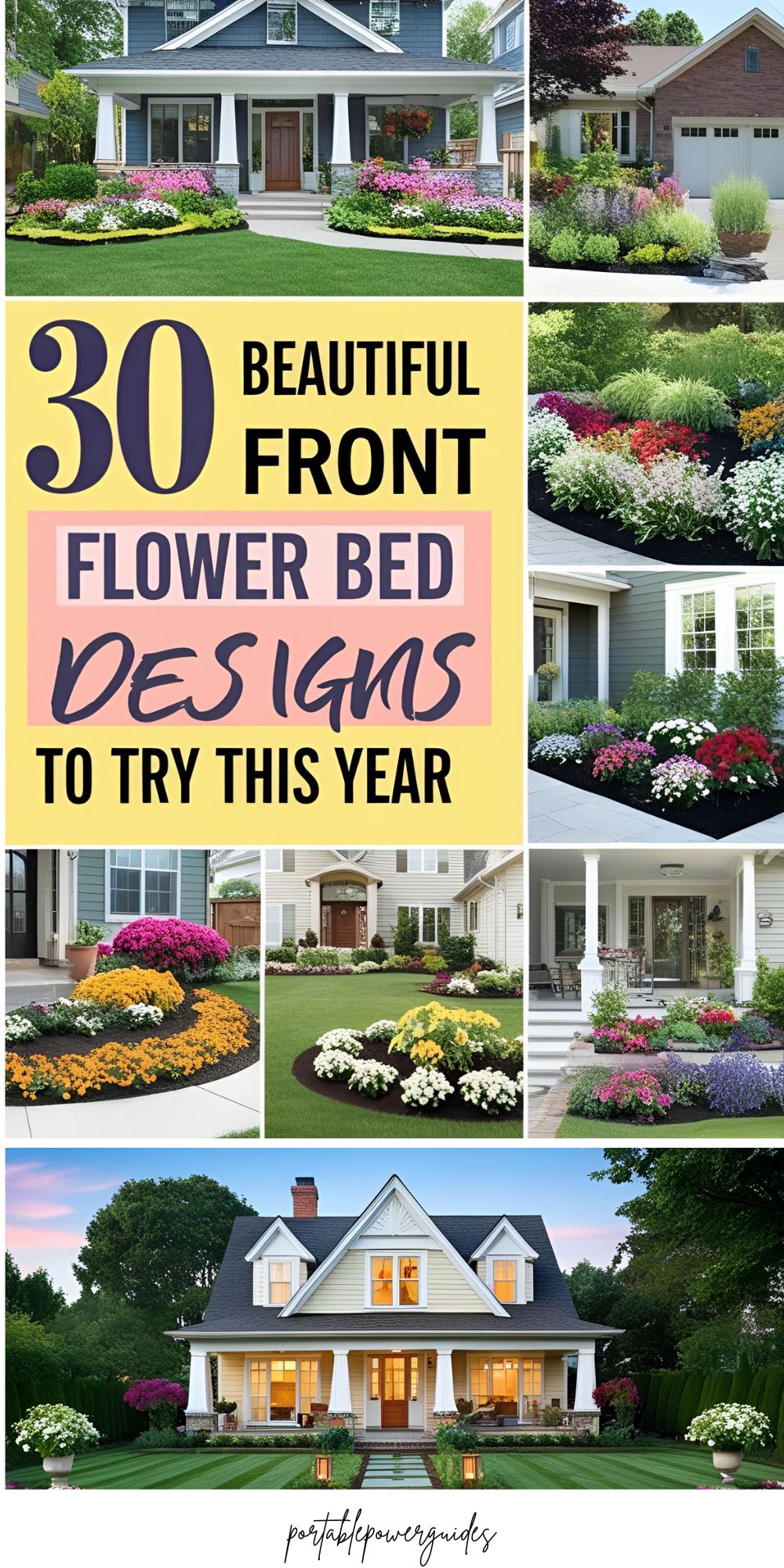 Flower Bed Ideas in Front of House