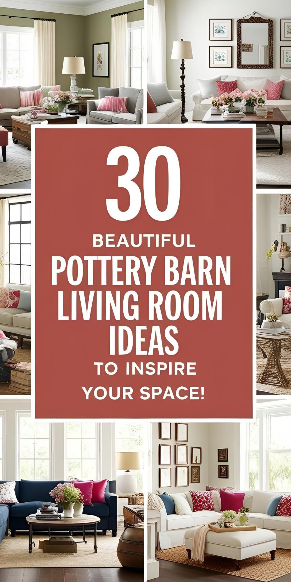 pottery barn living room ideas